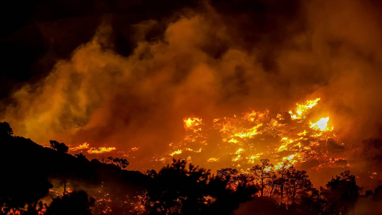 Ein Waldbrand auf der griechischen Insel Kreta. (Archivbild)
