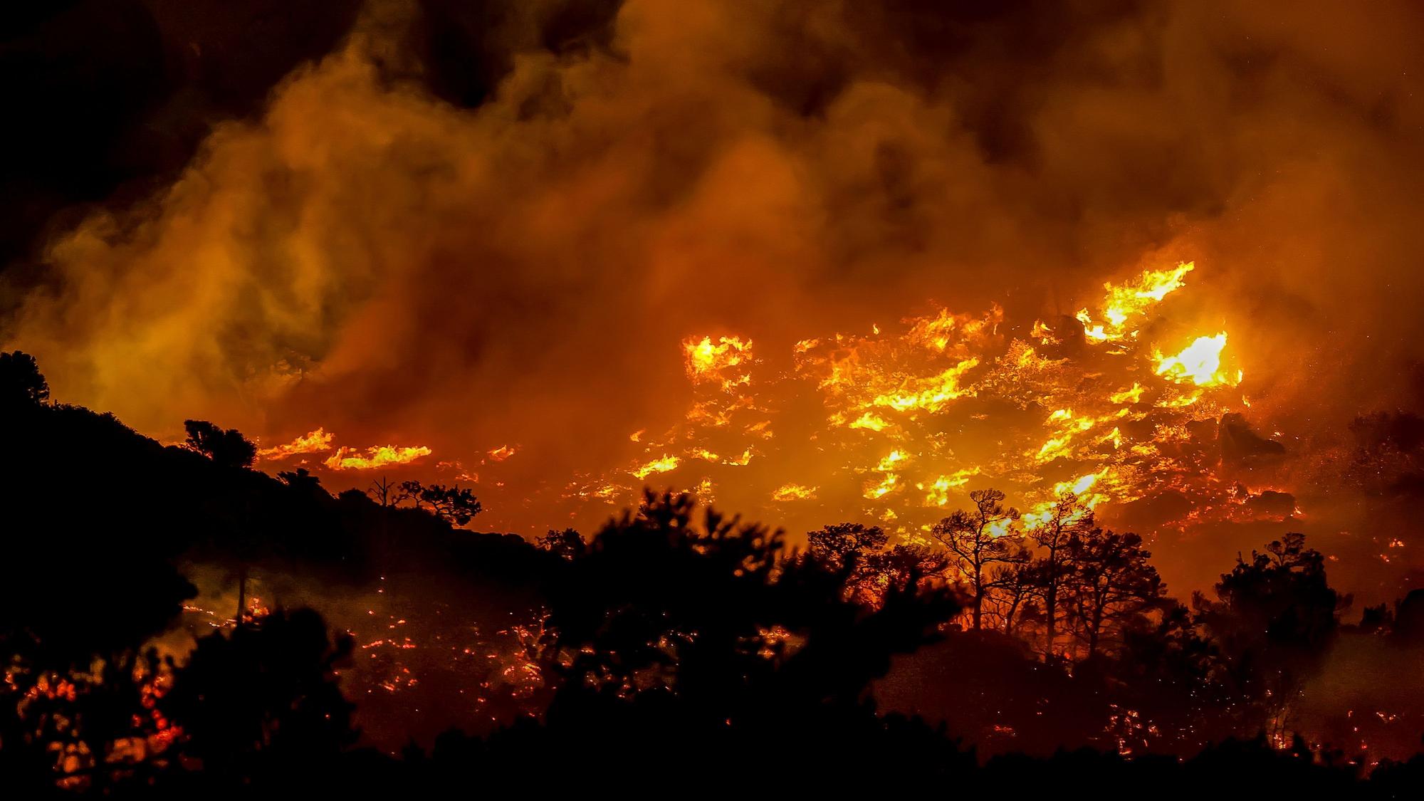 Ein Waldbrand auf der griechischen Insel Kreta. (Archivbild)
