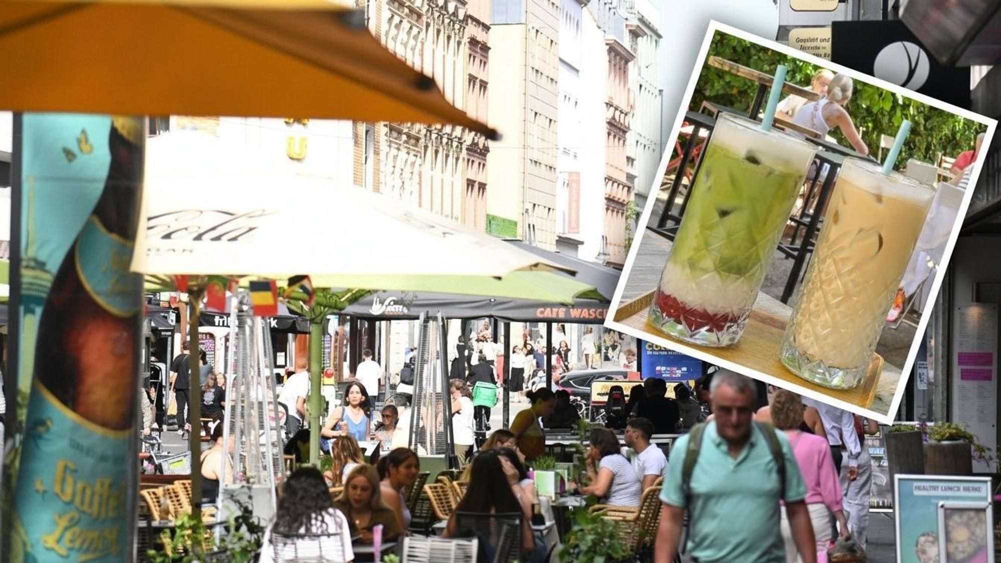 Die Ehrenstraße in Köln. Hier gibt es zahlreiche Matcha-Läden.