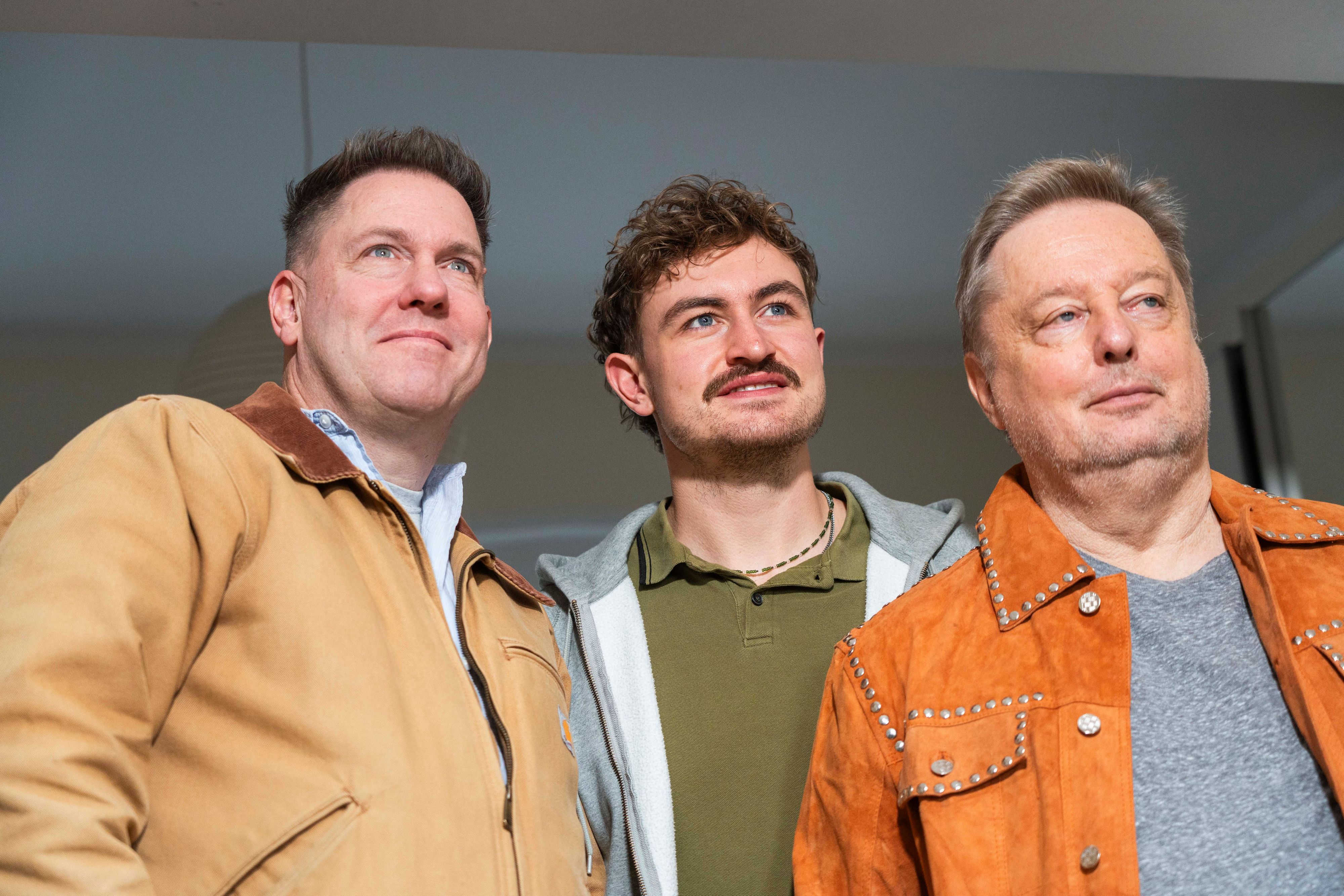 Nikolai Kaeßmann, Freddy Ovens und Gerald Dellmann von der Band Gänsehaut.