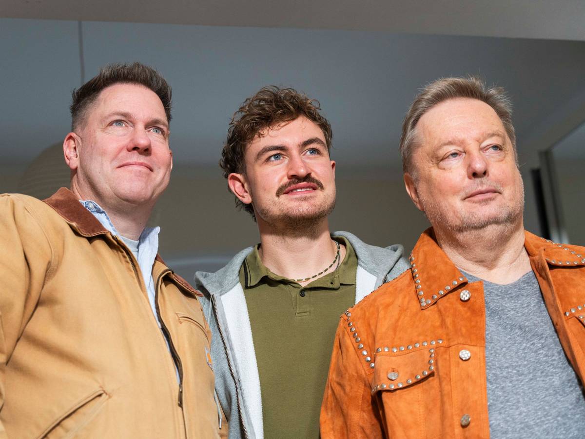 Nikolai Kaeßmann, Freddy Ovens und Gerald Dellmann von der Band Gänsehaut.