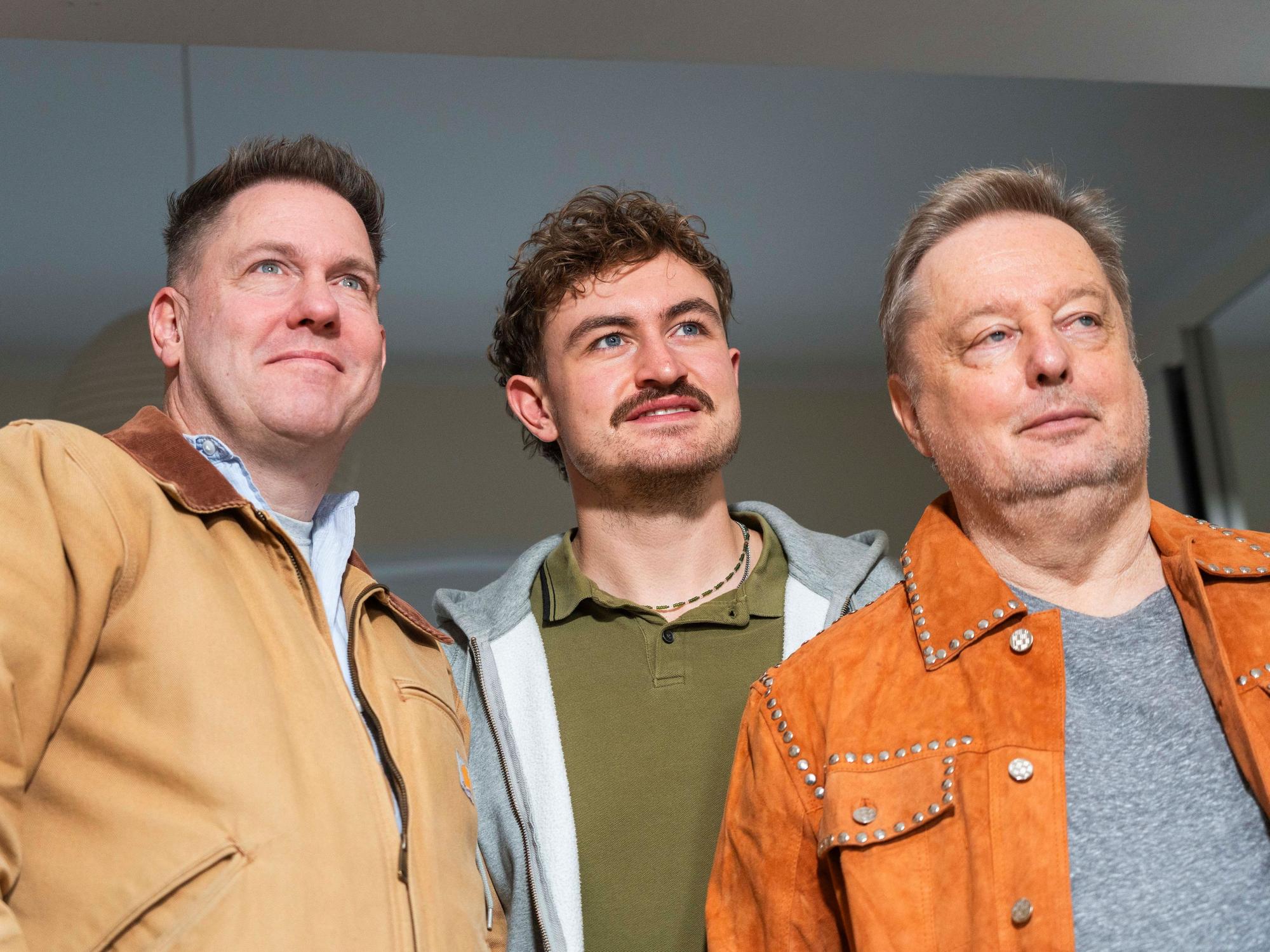 Nikolai Kaeßmann, Freddy Ovens und Gerald Dellmann von der Band Gänsehaut.