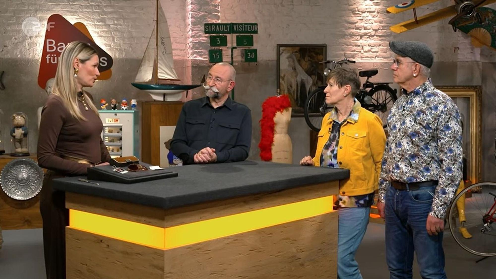 Statt der zunächst erhofften 50 bis 80 Euro sah die Expertin dennoch 200 bis 250 Euro als realistisch an. (Bild: ZDF)