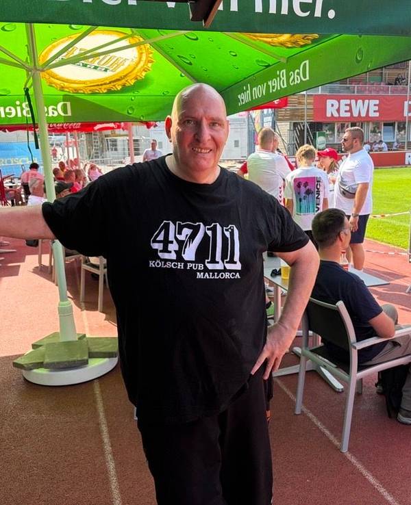 Big Ron im Trainingslager des 1. FC Köln.