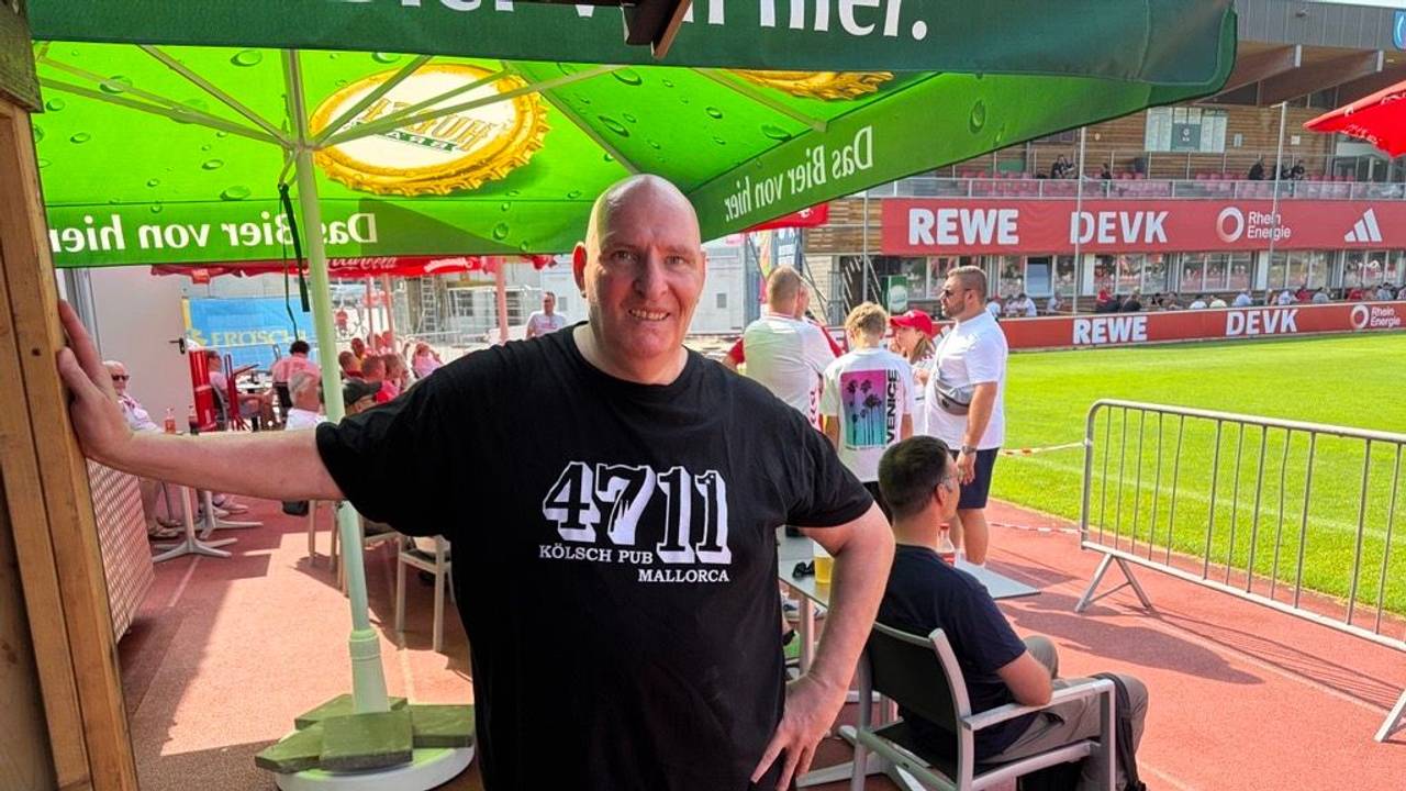 Big Ron im Trainingslager des 1. FC Köln.