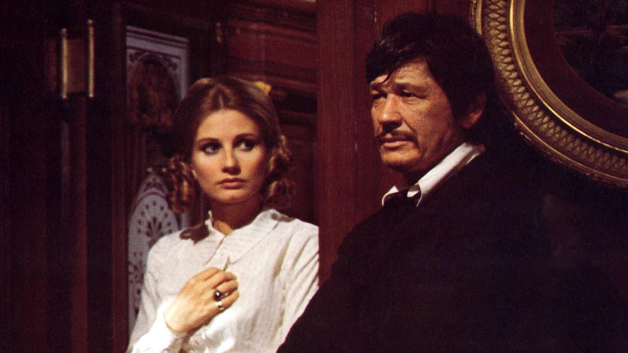 Jill Ireland und Charles Bronson im Westernklassiker „Nevada Pass“.