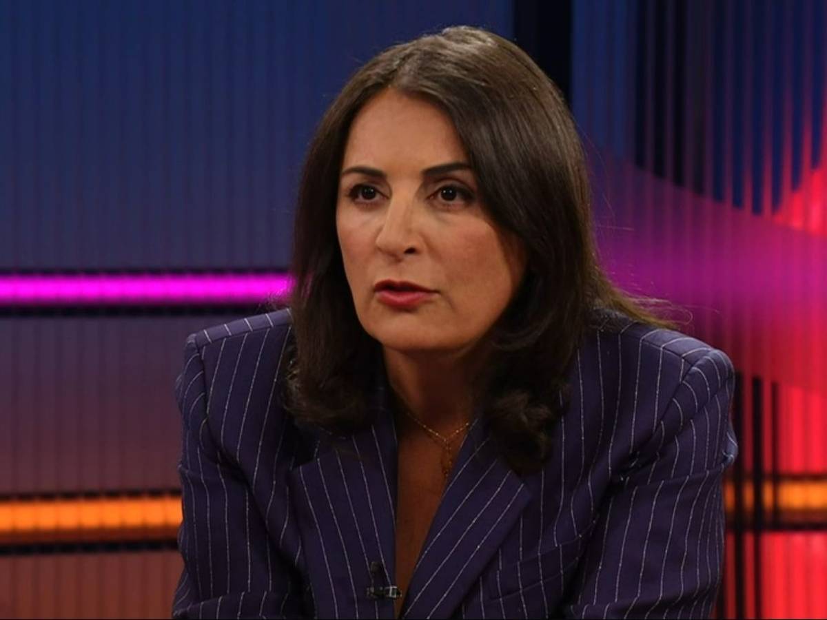 Menschenrechtsaktivistin Düzen Tekkal forderte bei „Sarah Tacke“, Sicherheits- und Justizlücken ehrlich zu benennen. (Bild: ZDF)