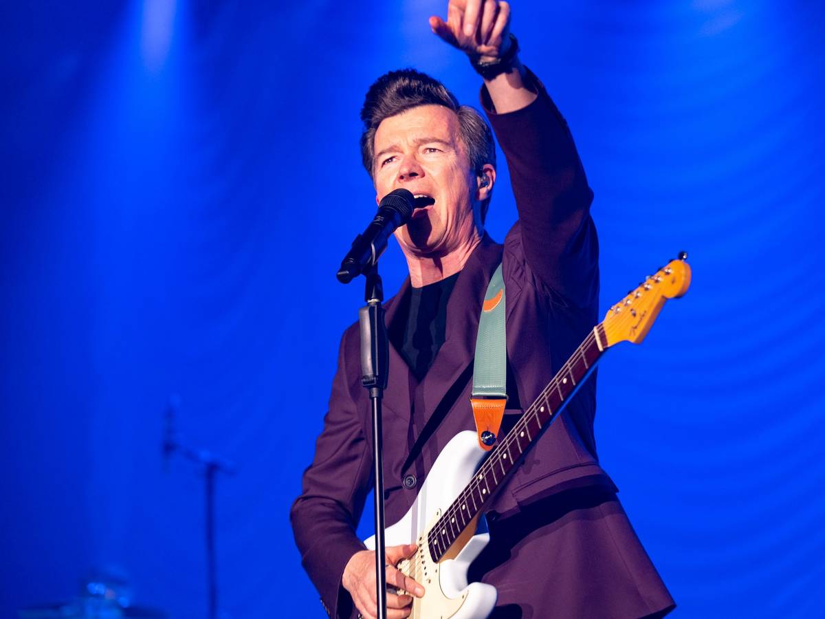 Rick Astley auf seinem letzten Köln-Konzert im März 2024 im Palladium.
