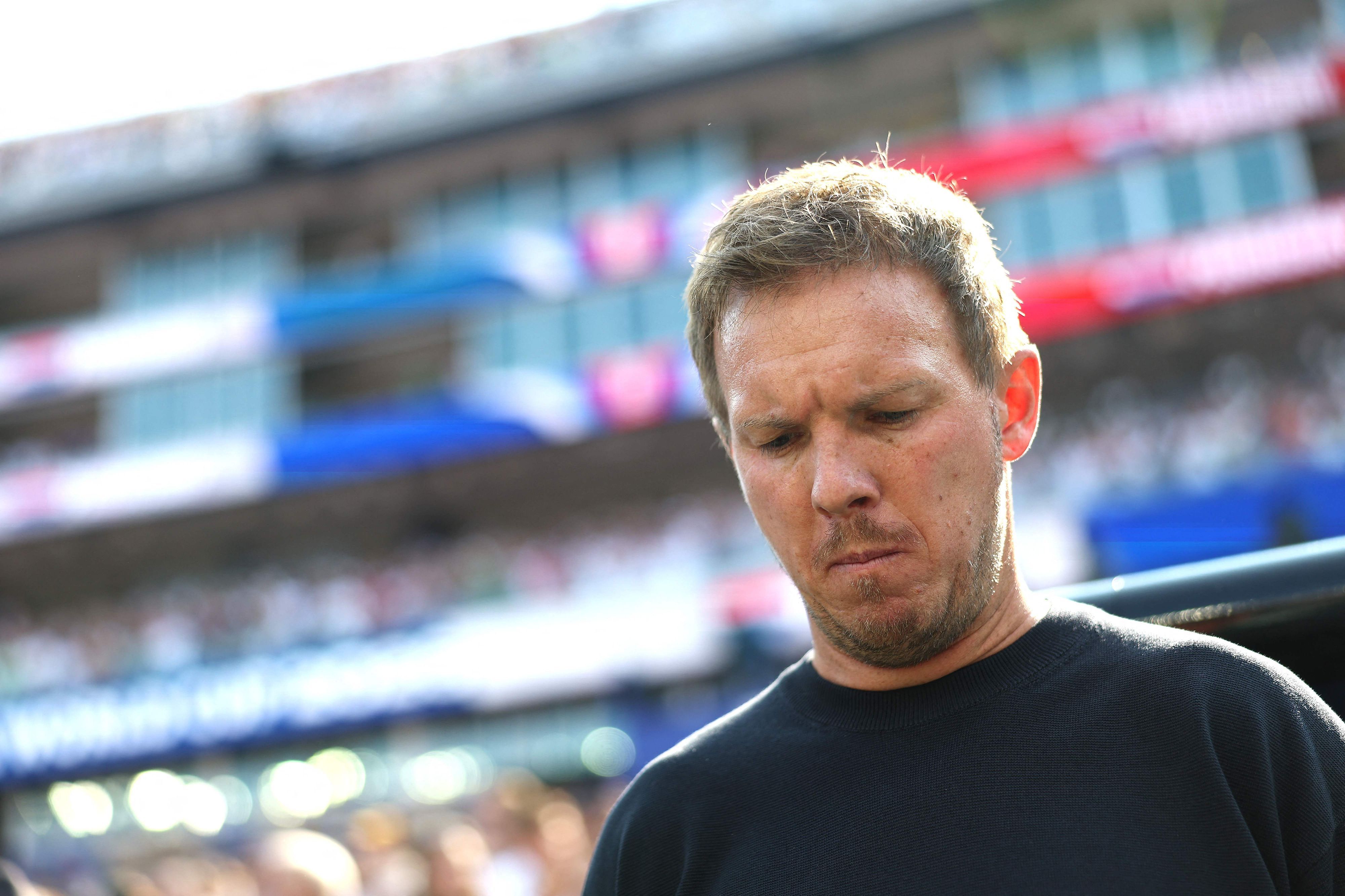 Julian Nagelsmann am Rande eines WM-Spiels