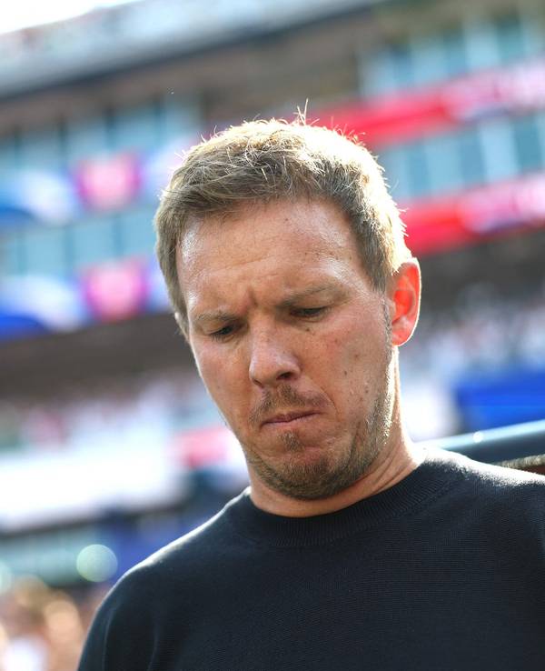 Julian Nagelsmann am Rande eines WM-Spiels