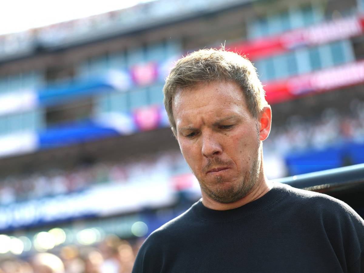 Julian Nagelsmann am Rande eines WM-Spiels
