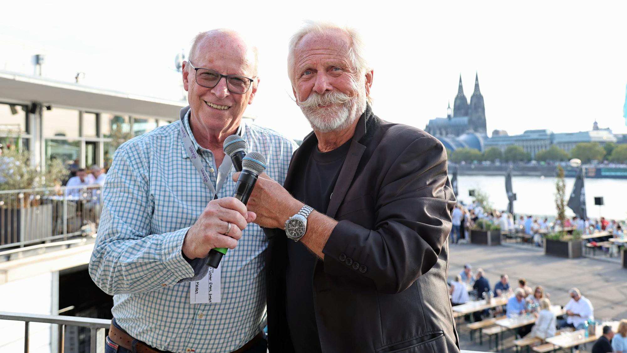 Werner Nolden mit Henning Krautmacher.