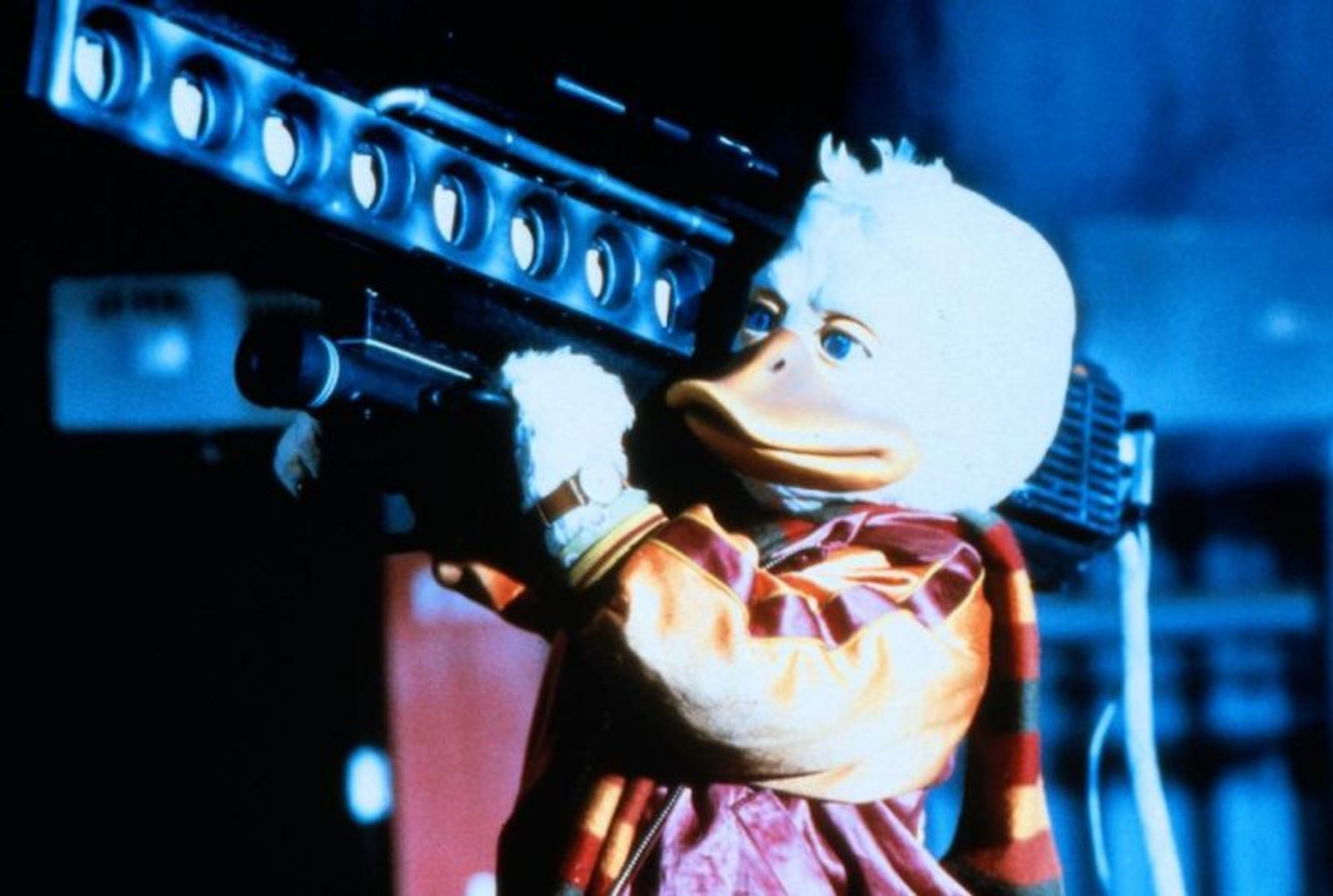 Noch vor Spider-Man, Iron Man und Co. eroberte Howard die Leinwand. Der Enterich war 1986 der erste Marvel-Held mit eigenem Kinofilm.  (Bild: Lucasfilm)