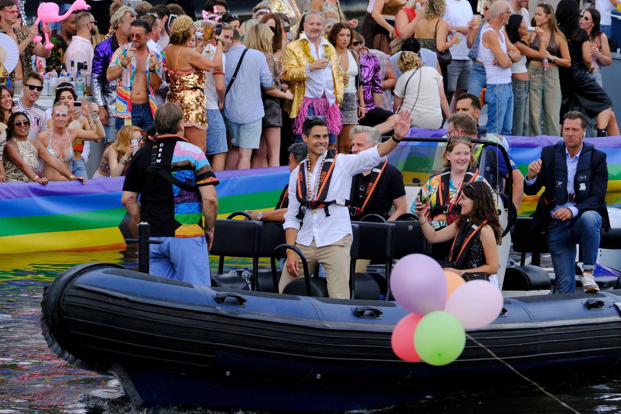 Canal Parade in Amsterdam