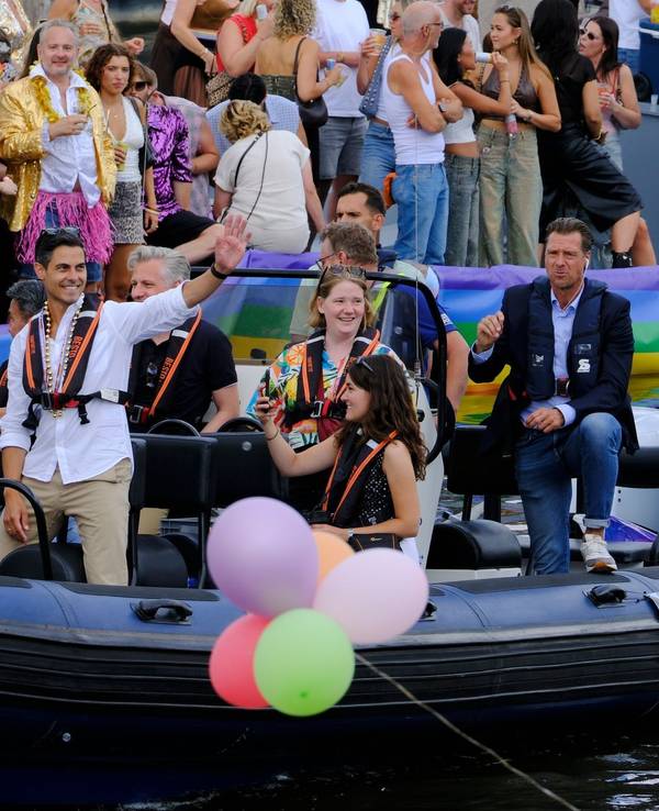 Canal Parade in Amsterdam