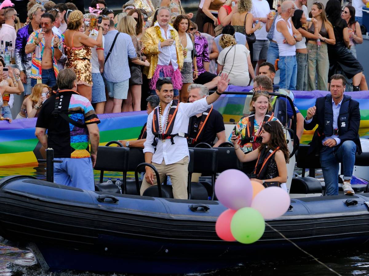 Canal Parade in Amsterdam