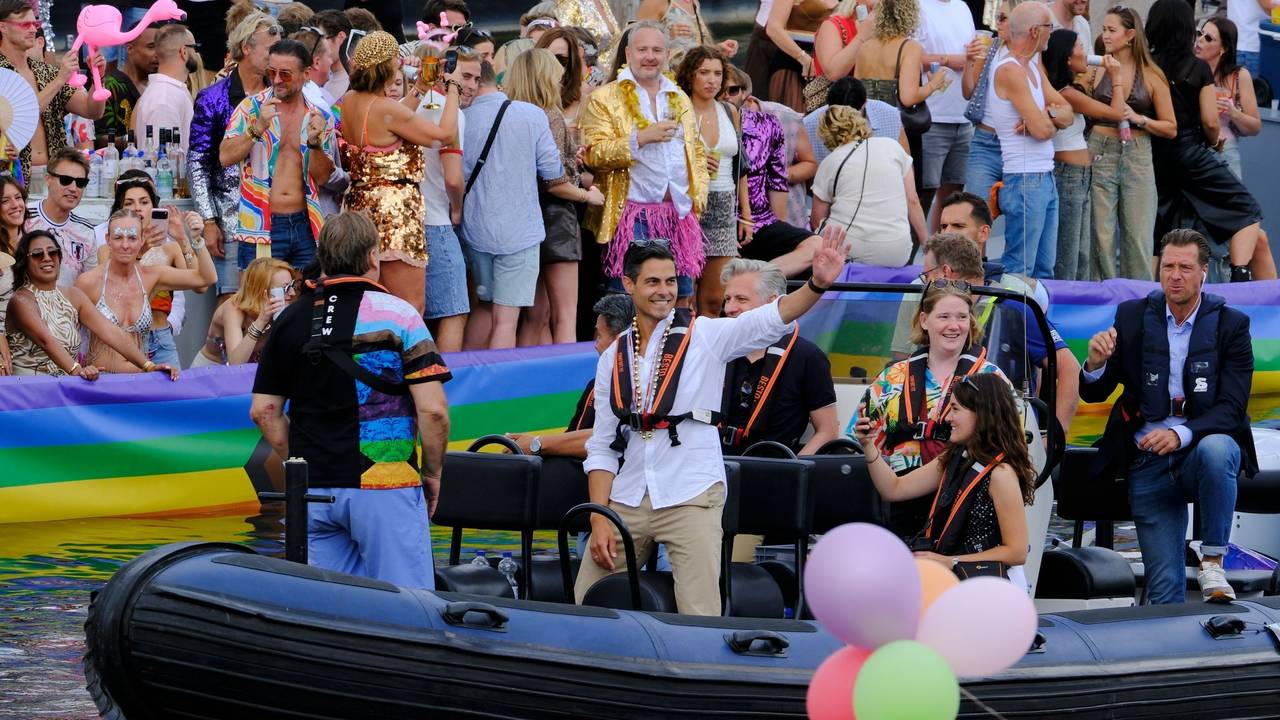 Canal Parade in Amsterdam