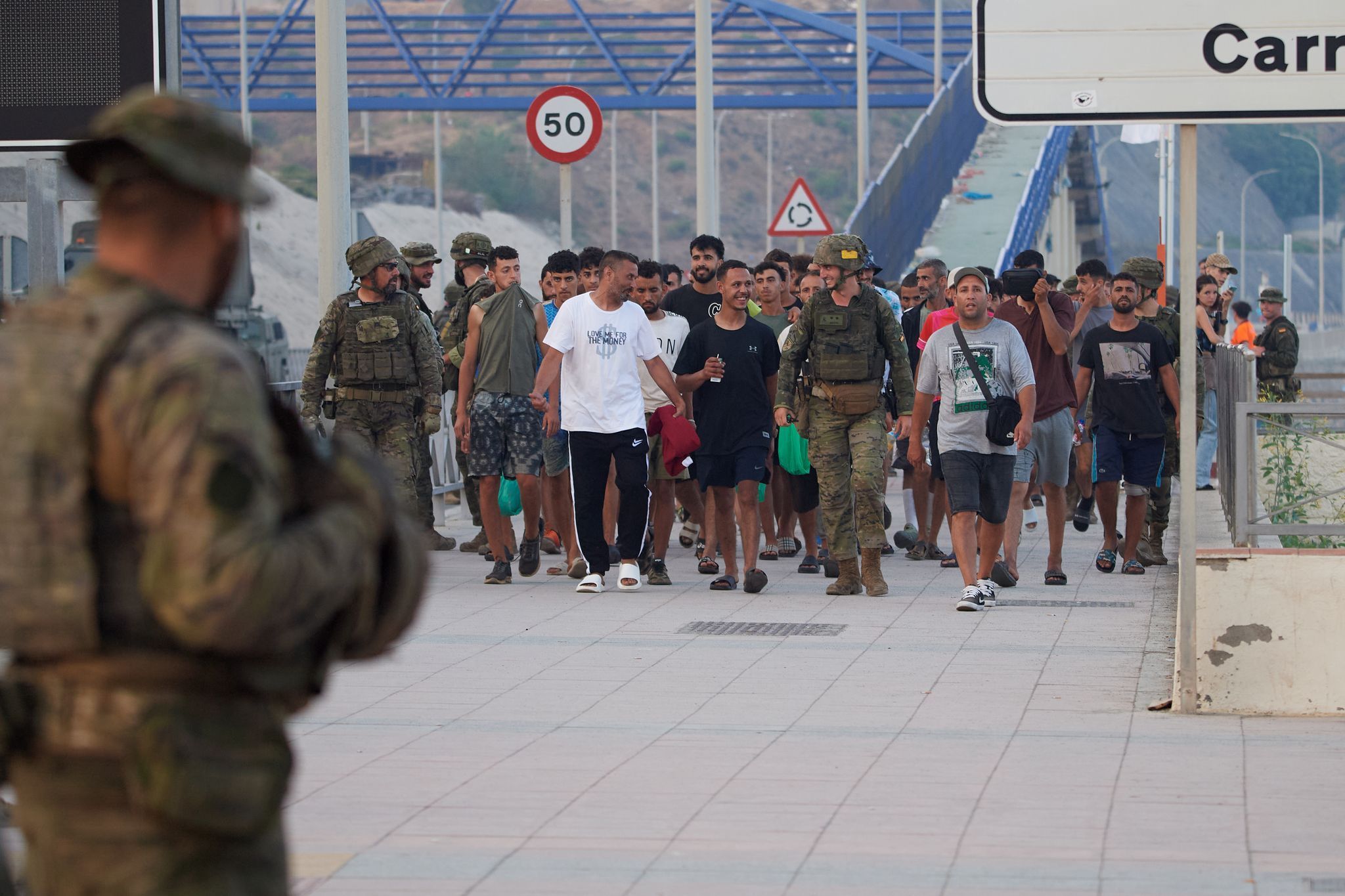 Migranten in Spanien - Ceuta