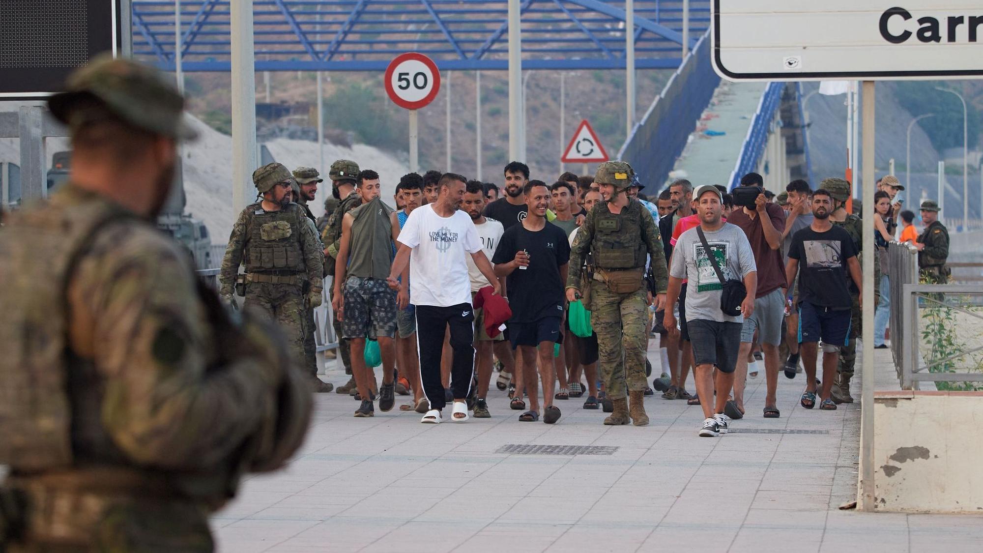 Migranten in Spanien - Ceuta