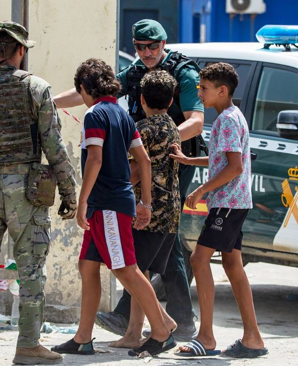 Migranten in Spanien - Ceuta