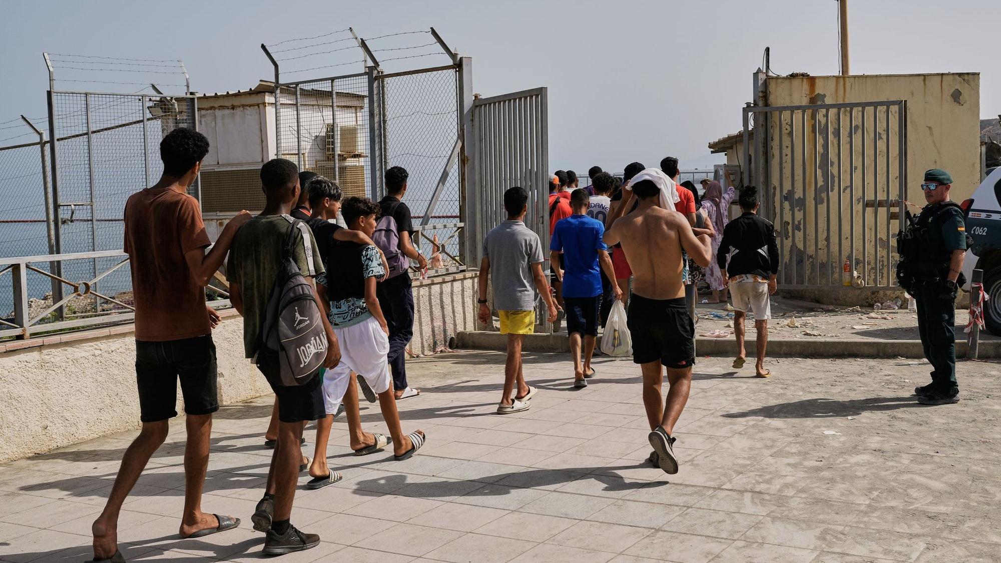 Migranten in Spanien - Ceuta