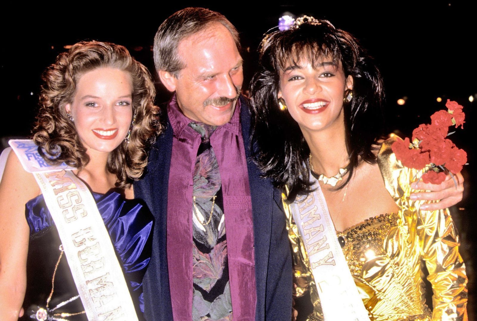 Bei der Wahl zur „Miss Germany 1989/90“ belegte Verona nur den 2. Platz. Kleiner Trost: Von der damaligen Gewinnerin Christiane Stöcker hat man seitdem auch nichts mehr gehört. Und 1993 gewann Verona den Titel dann doch noch. (Bild: Peter Bischoff / Getty Images)