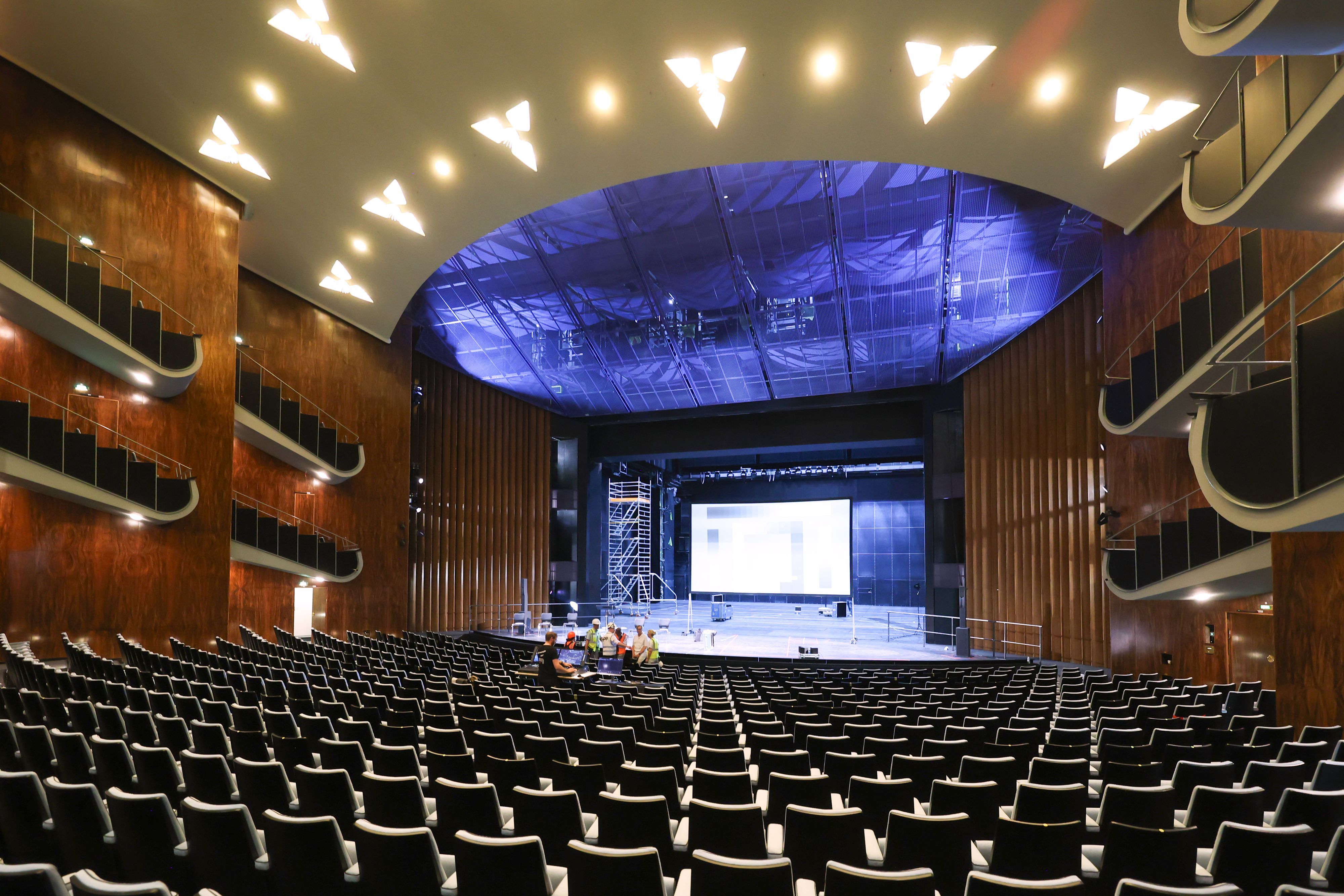 Blick in das sanierte Kölner Opernhaus.