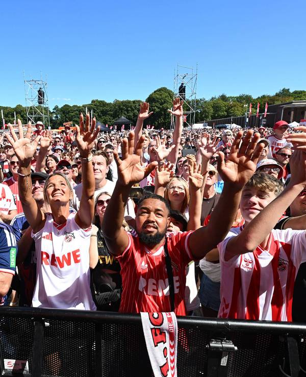 Bei der Saisoneröffnung des 1. FC Köln war die Begeisterung rund um den FC bereits enorm.