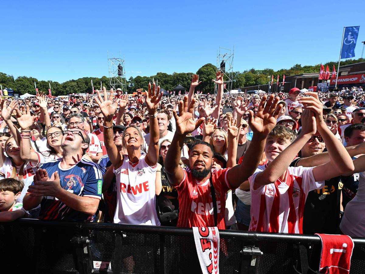 Bei der Saisoneröffnung des 1. FC Köln war die Begeisterung rund um den FC bereits enorm.