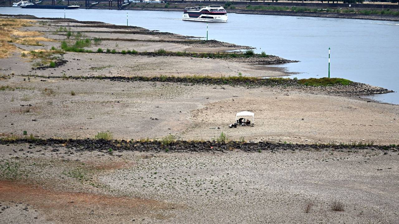 Niedrigwasser im Rhein