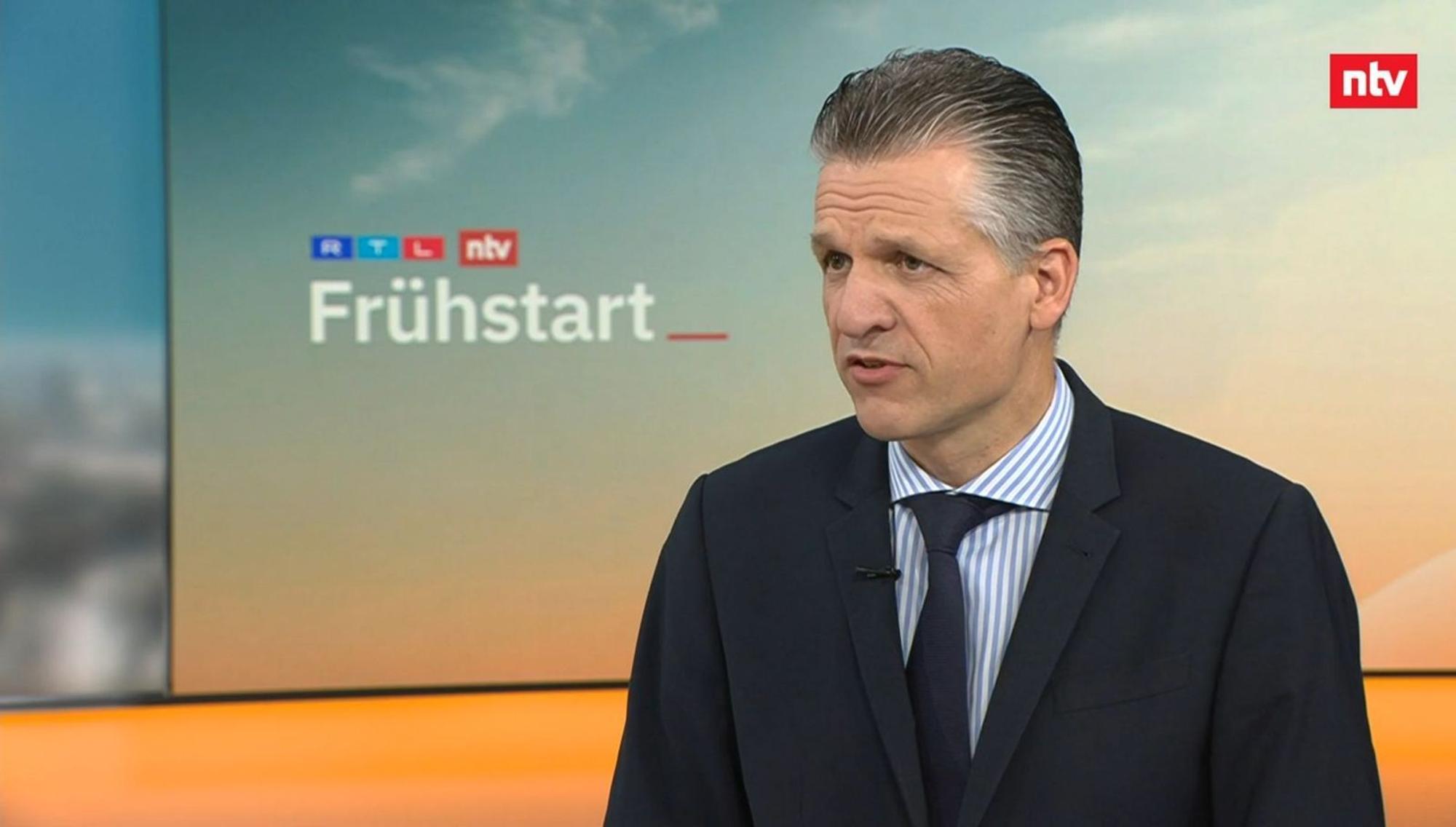 Thorsten Frei warnt davor, einzelne Punkte aus dem Rentenpaket „herauszuziehen“. (Bild: RTL / ntv)