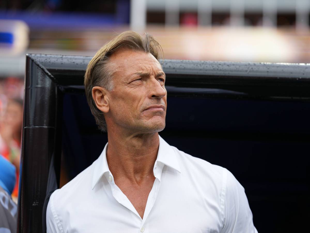 Hervé Renard bei der WM an der Seitenlinie.