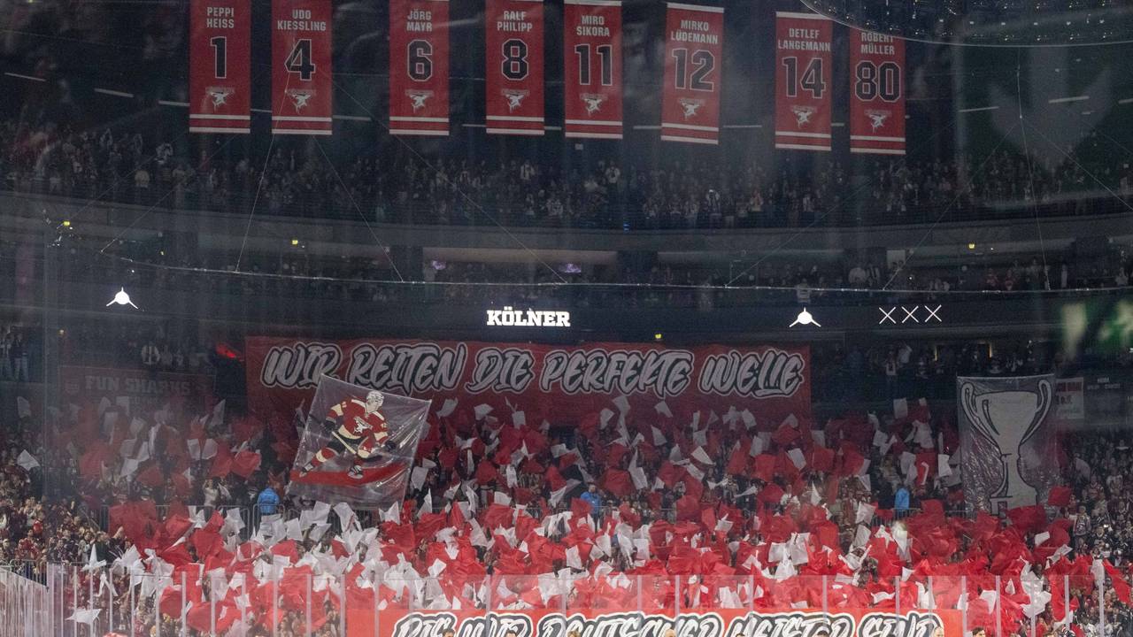 Choreo der KEC-Fans.