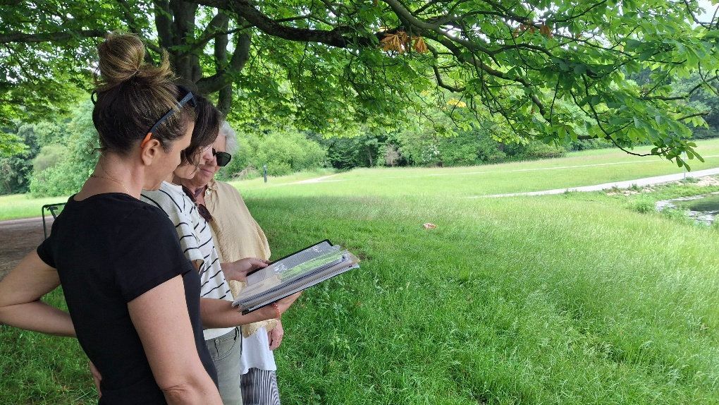 Drei Frauen im Beethovenpark