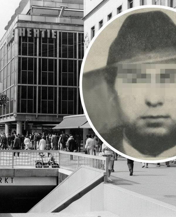 Die Polizei fahndete 1975 nach dem Hertie-Überfall in Köln nach dem „Mondgesicht“.