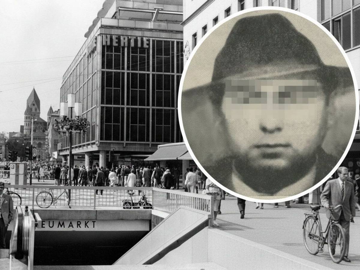 Die Polizei fahndete 1975 nach dem Hertie-Überfall in Köln nach dem „Mondgesicht“.