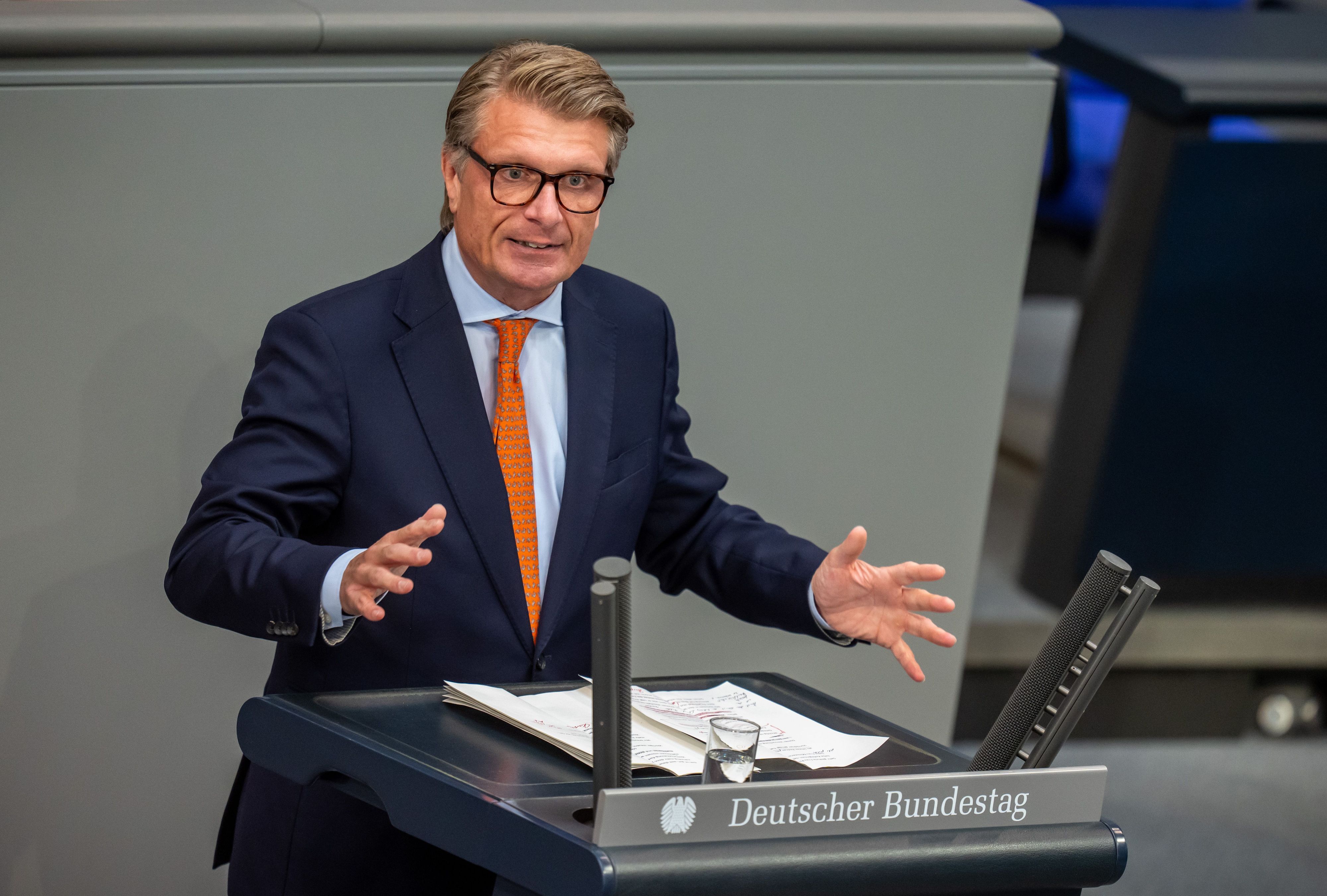 Thomas Bareiß (CDU) spricht im Bundestag bei den Haushaltsberatungen zur Einbringung des Entwurfs für den Bundeshaushalt 2025.