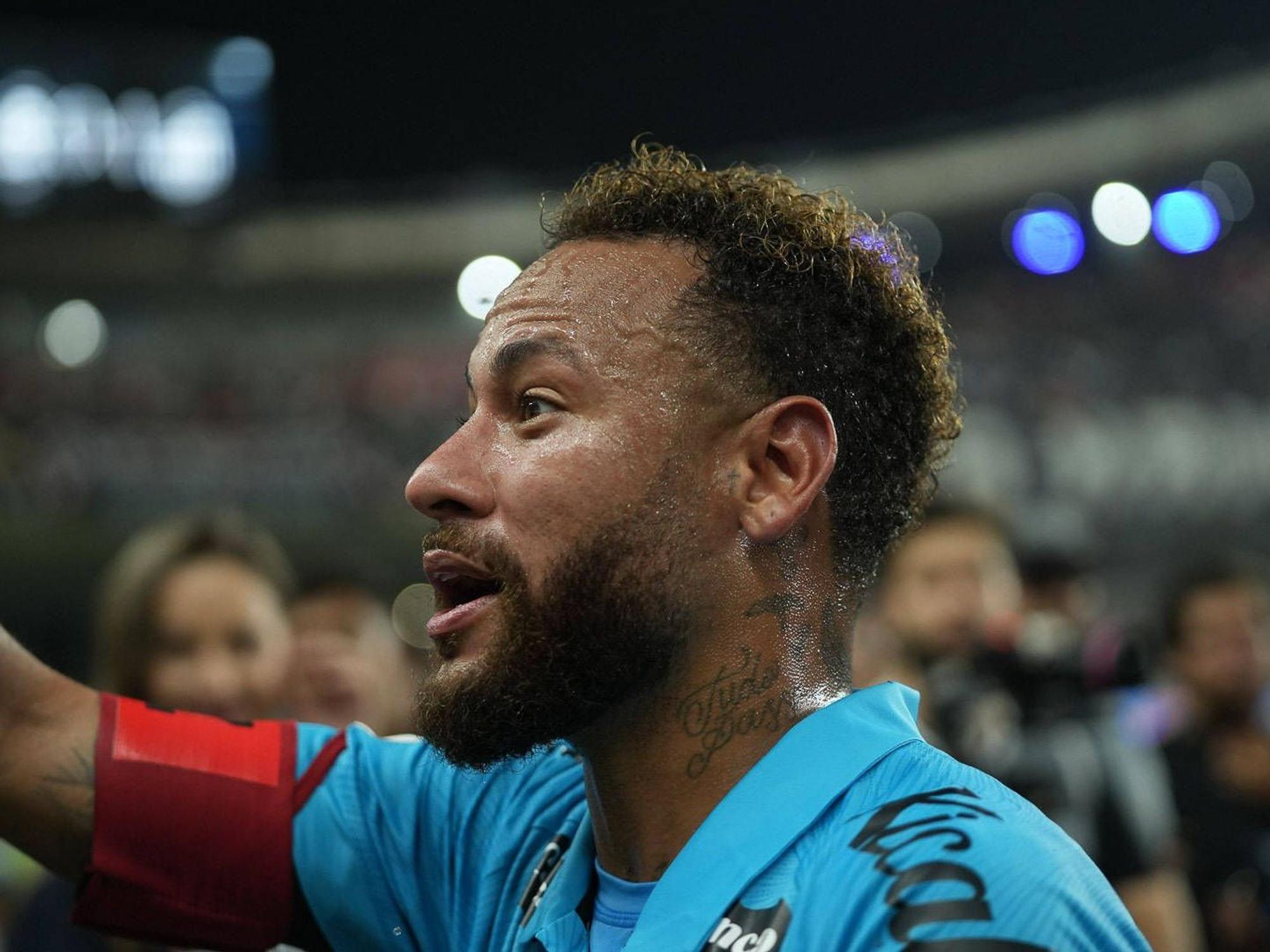 Neymar nach dem Spiel.