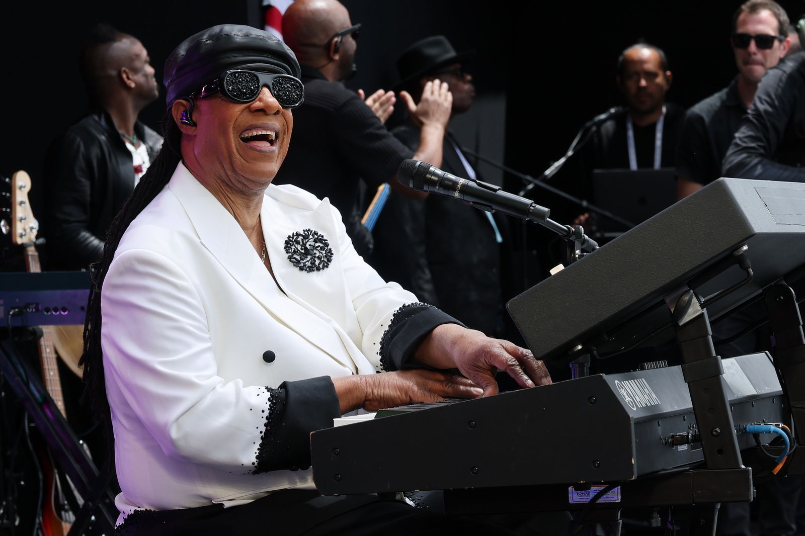 Zuletzt trat Stevie Wonder im Juni bei der Eröffnung des Obama Presidential Center auf.  (Bild: Win McNamee/Getty Images)