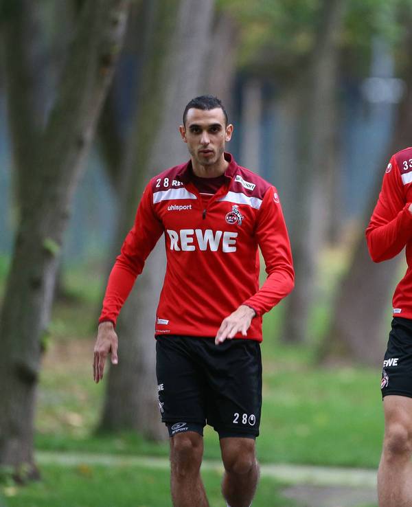 Sebastiaan Bornauw und Ellyes Skhiri gehen zum FC-Training.