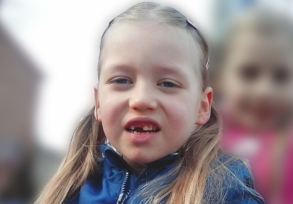 Die damals fünfjährige Inga Gehricke.
