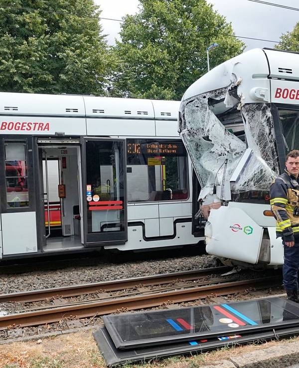 Schwerer Straßenbahnunfall in Gelsenkirchen