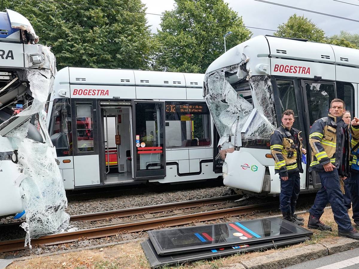 Schwerer Straßenbahnunfall in Gelsenkirchen