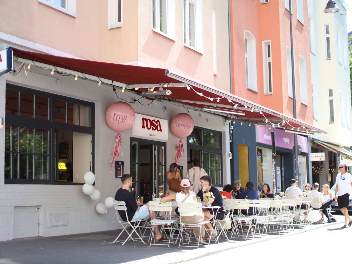Die Bar Rosa am Brüsseler Platz.