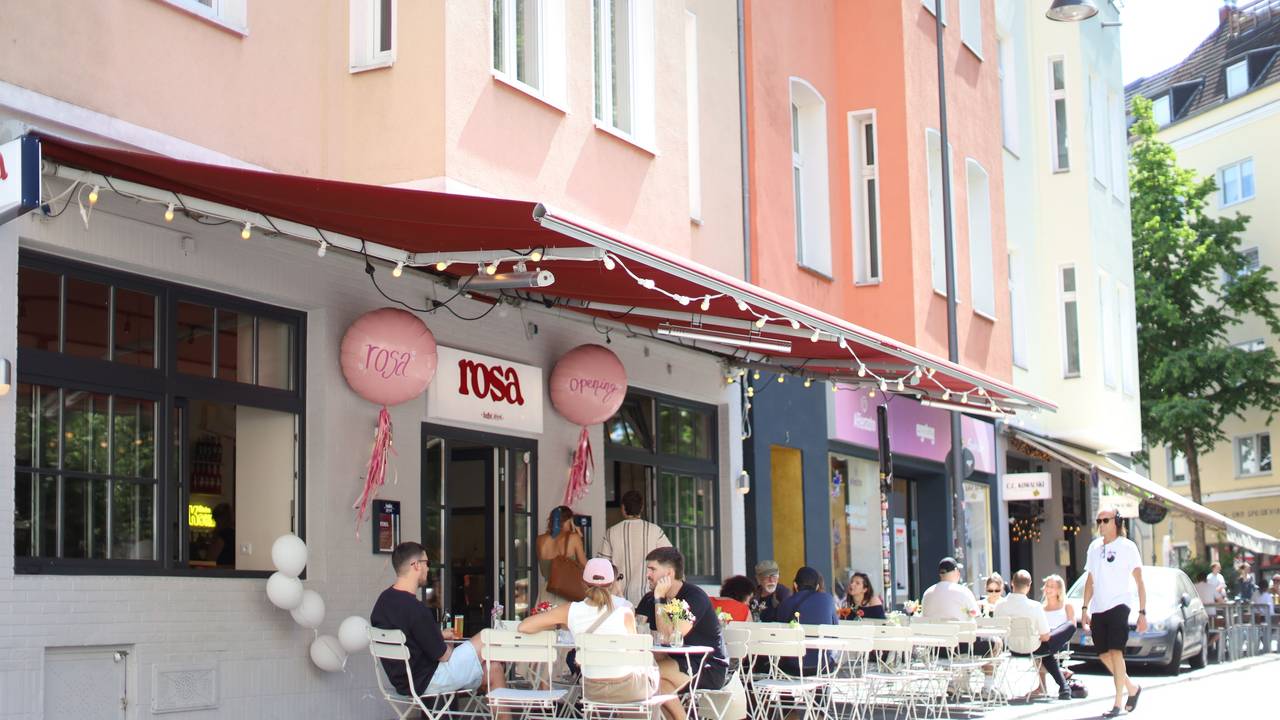 Die Bar Rosa am Brüsseler Platz.