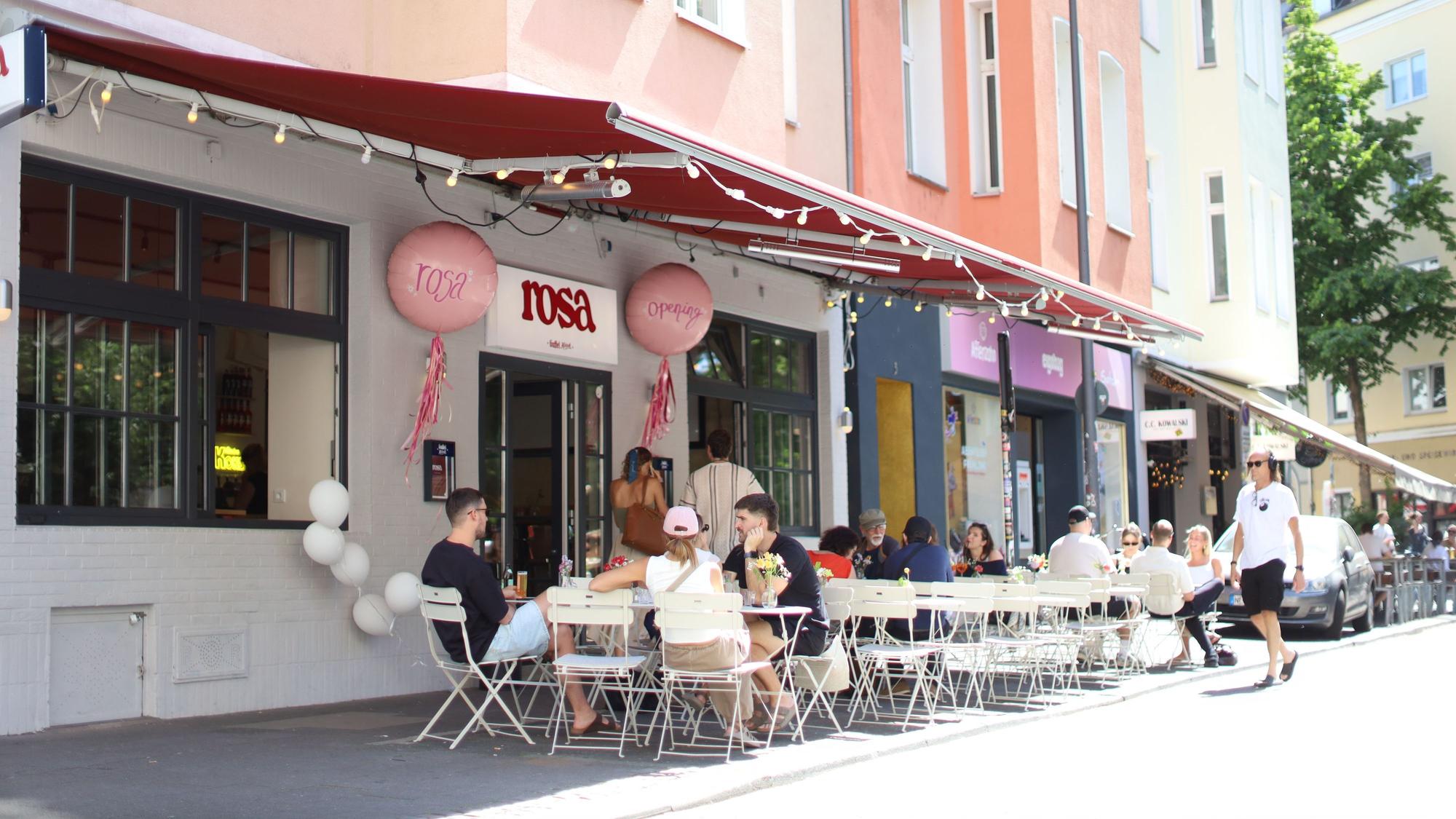 Die Bar Rosa am Brüsseler Platz.