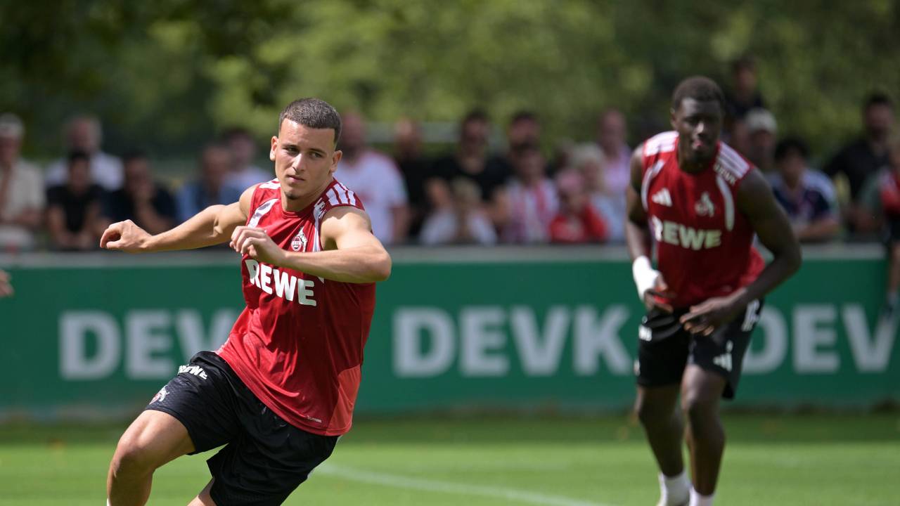 Said El Mala im Training des 1. FC Köln am 6. August 2026.