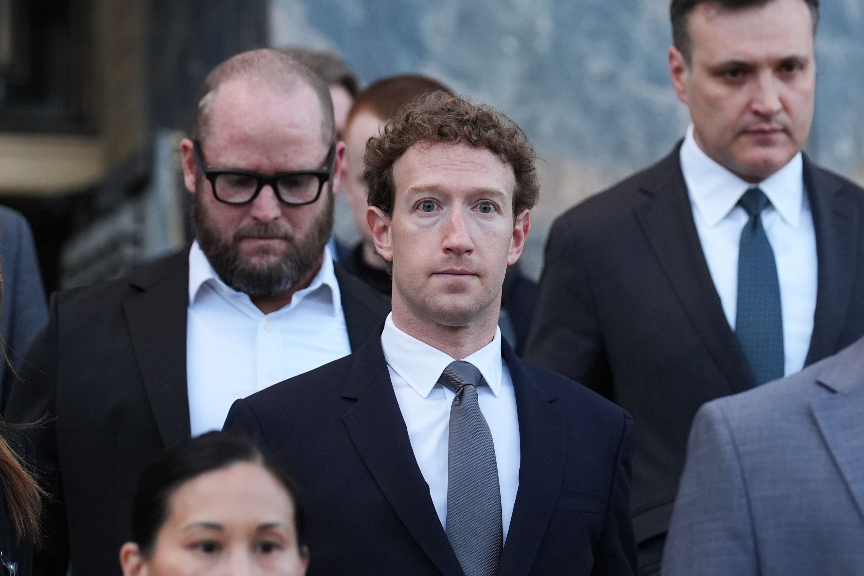 Meta-CEO Mark Zuckerberg, nachdem er in einem Prozess um das Suchtpotenzial sozialer Medien ausgesagt hat.