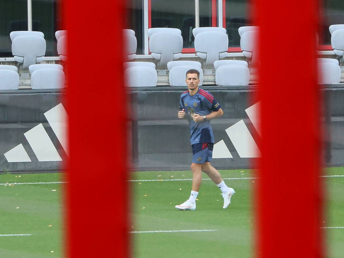 Bryan Zaragoza beim Training.