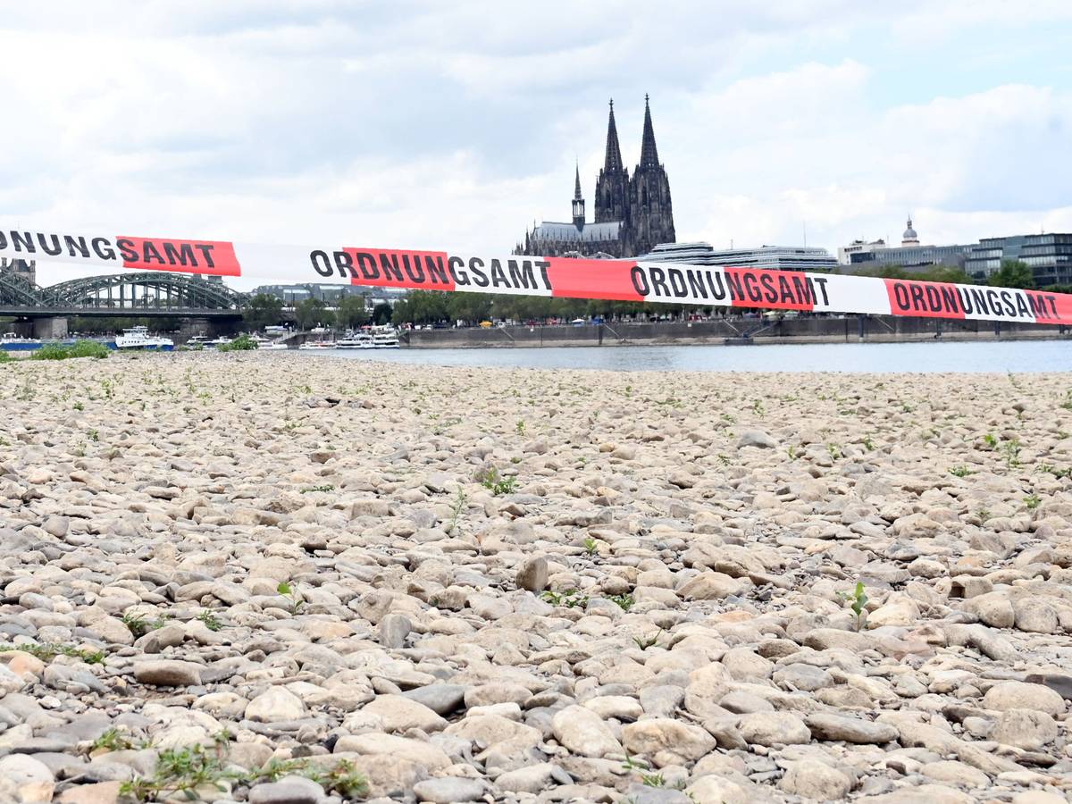 Im Rhein bei Deutz wurde am Donnerstag (6. August) eine amerikanische Fünf-Zentner-Bombe gefunden und entschärft.
